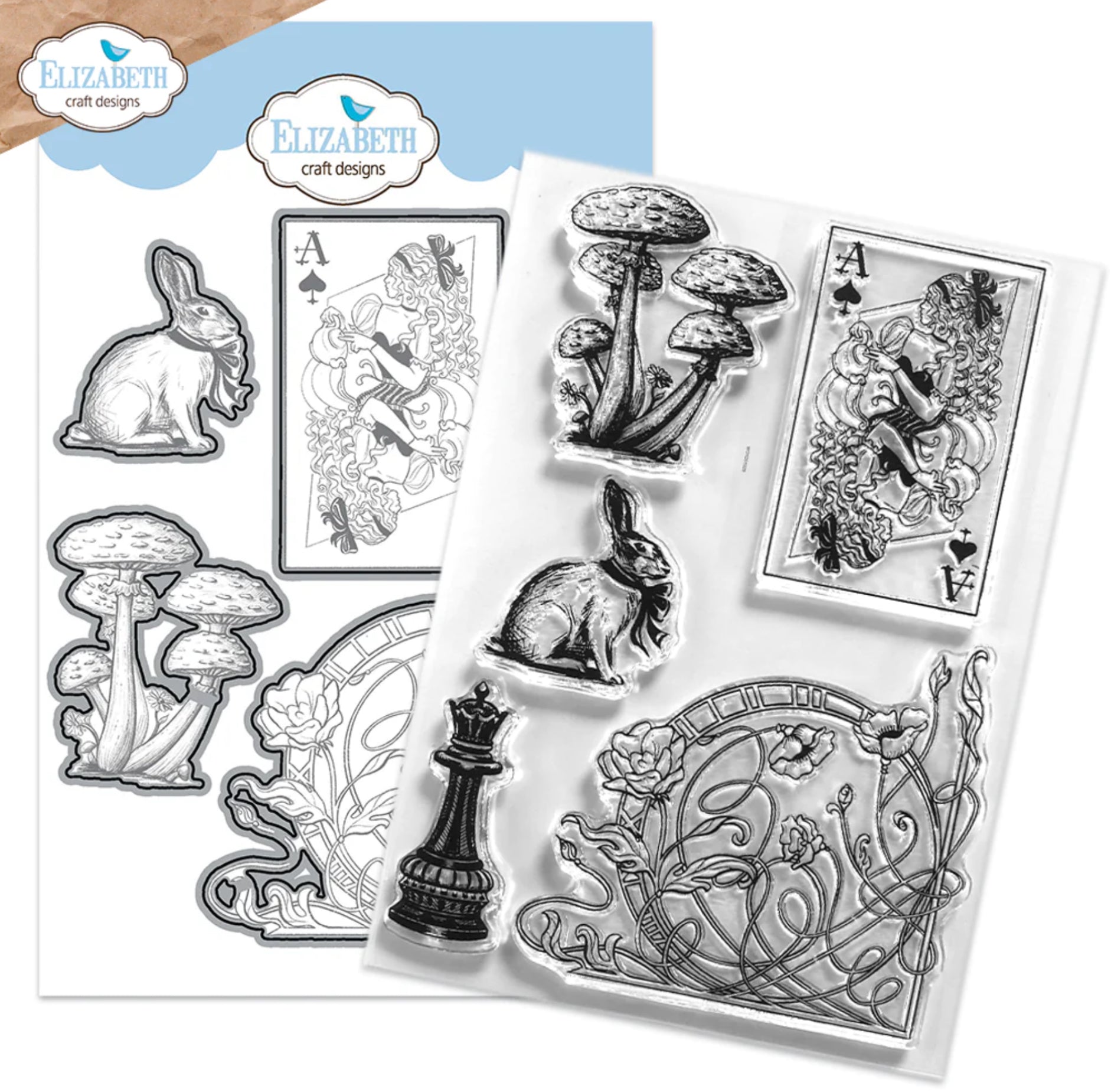 Elizabeth Craft Designs Rabbit Hole Die & Stamp Set